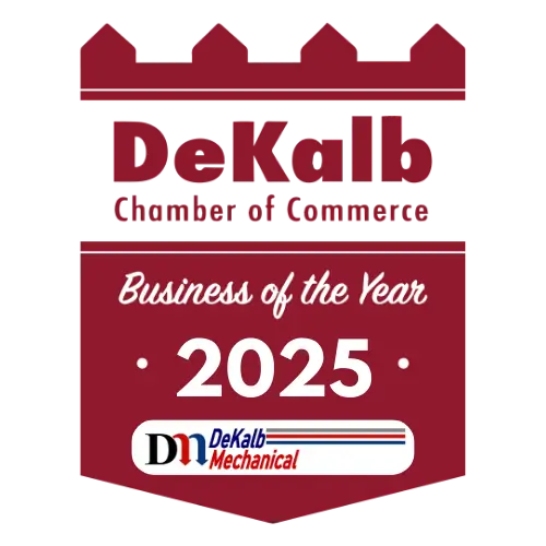 DeKalb Chamber of Commerce Business of the Year 2025 badge